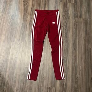 Adidas originals red leggings